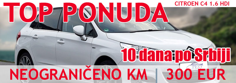 Rent a car Novi Sad AKCIJA